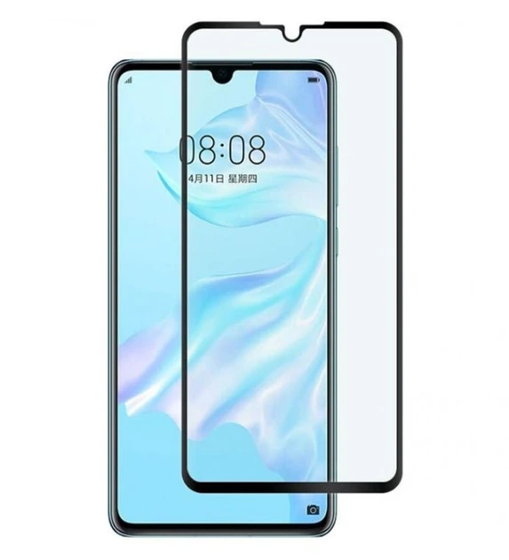 Захисне скло для Huawei P30 (ELE-L29, ELE-L09, ELE-AL00, ELE-TL00) з чорною рамкою