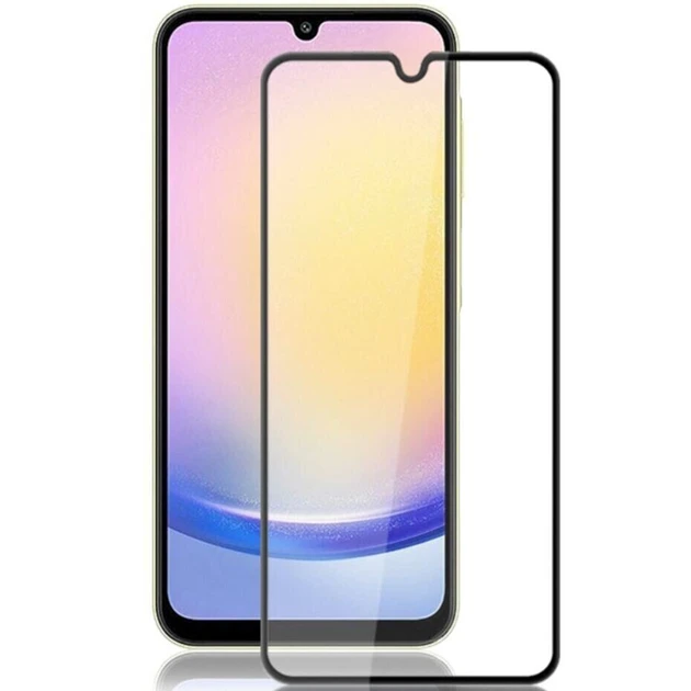 Захисне скло для Samsung A256 Galaxy A25 5G з чорною рамкою