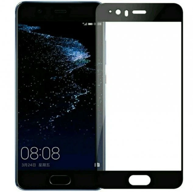 Захисне скло Huawei P10 (2017), VTR-L09, VTR-L29 Full Glue з чорною рамкою