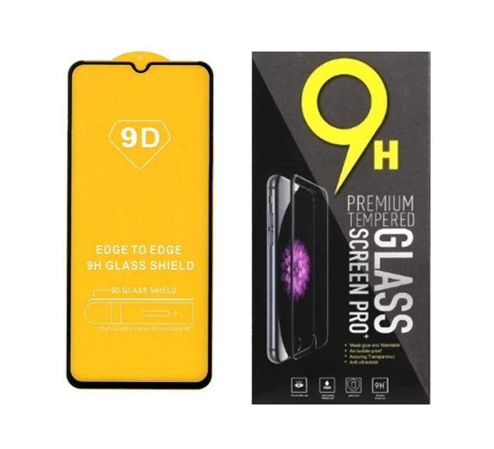 Захисне скло для Motorola Moto E20 XT2155, XT2155-1, XT2155-3 з чорною рамкою