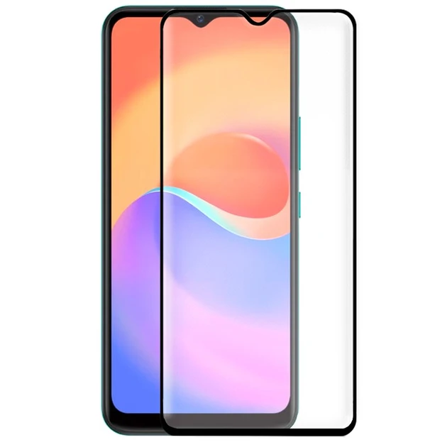 Захисне скло для ZTE Blade A52 Lite 2021 з чорною рамкою