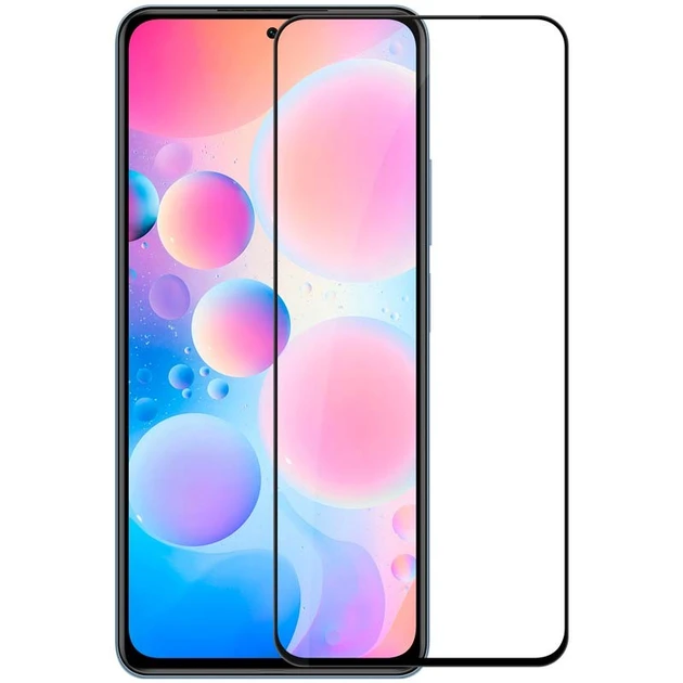 Захисне скло для Xiaomi Mi 11i, Mi 11X, Mi 11X Pro (M2012K11G, M2012K11AI, M2012K11I) з чорною рамкою