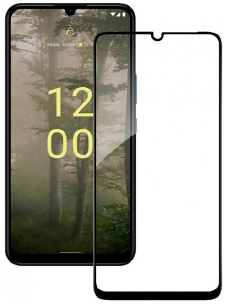 Захисне скло для Nokia C31 (TA-1499, TA-1497, TA-1493) з чорною рамкою