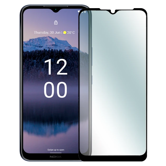 Захисне скло для Nokia G11 Plus з чорною рамкою