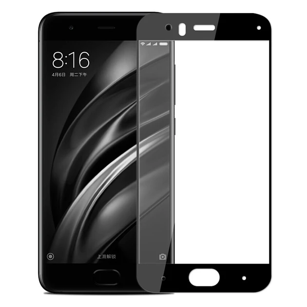 Захисне скло Xiaomi Mi 6 | Mi6 Full Glue (0.3 мм, 2.5D) чорне