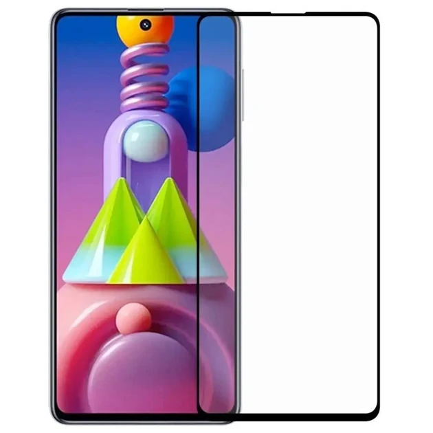 Захисне скло для Samsung M317 Galaxy M31s (M317F, M317DS) з чорною рамкою