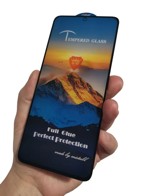 Захисне скло Mietubl ESD Anti-Static для Xiaomi Poco F3, F4, X3, X3 pro, X4 Pro 5G з чорною рамкою