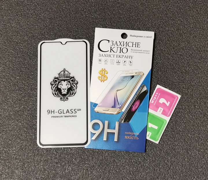 Захисне скло для Samsung A022 Galaxy A02 (A022F, A022M, A022DS) з чорною рамкою