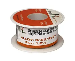 Припій Hanster HST 25 дротяний Solder wire (Sn 63%, Pb 37%) діаметр 0.6 мм 50 г