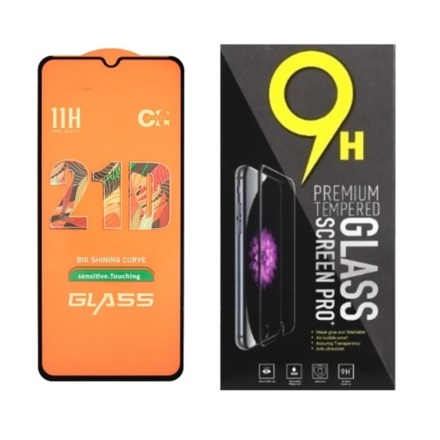 Захисне скло для Realme C30s, C31, С33, C35, V11 5G, V23, V23i 5G з чорною рамкою