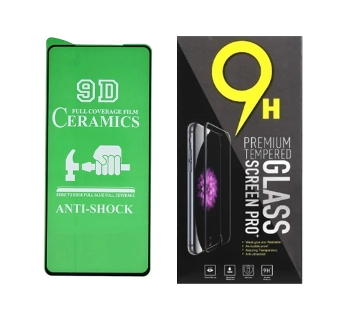 Протиударна захисна плівка Ceramics 9D для Xiaomi Redmi Note 12 Pro 4G, Redmi Note 12 Pro 5G, Redmi Note 12 Pro Plus 5G Full Glue