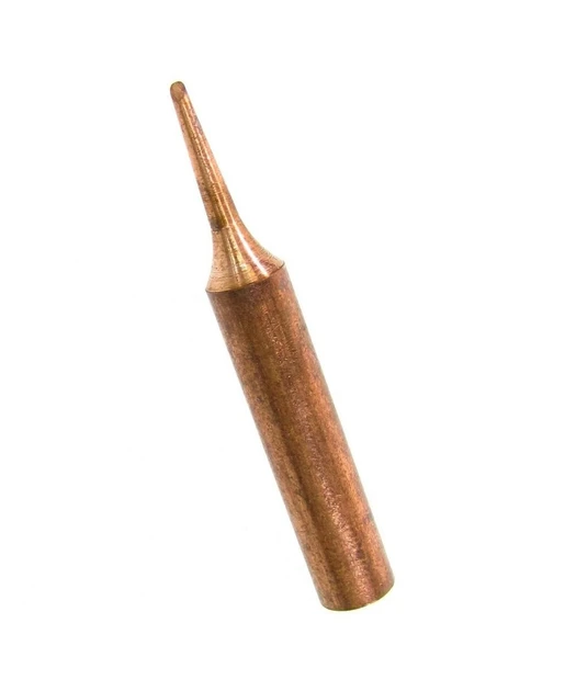 Жало AIDA 900M-T-1C жало для паяльника та паяльних станцій Hakko, Lukey, Аtten мідне, усічений циліндр 1мм