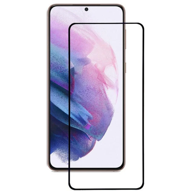 Захисне скло для Samsung G996B Galaxy S21 Plus 5G з чорною рамкою