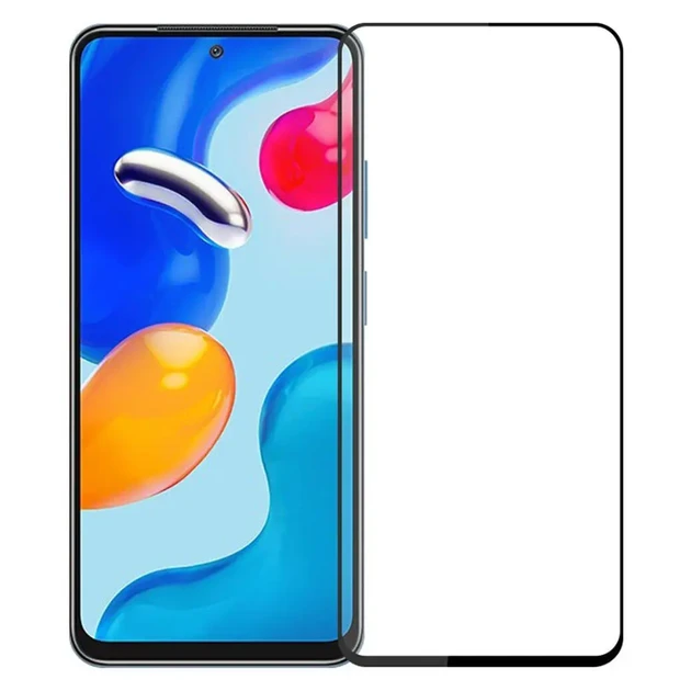 Захисне скло для Xiaomi Redmi Note 11S 5G (22031116BG) з чорною рамкою