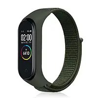 Ремінець UWatch Nylon Strap для фітнес-браслета Xiaomi Mi Band 3, Mi Band 4, Mi Band 5, Mi Band 6, Cargo Khaki