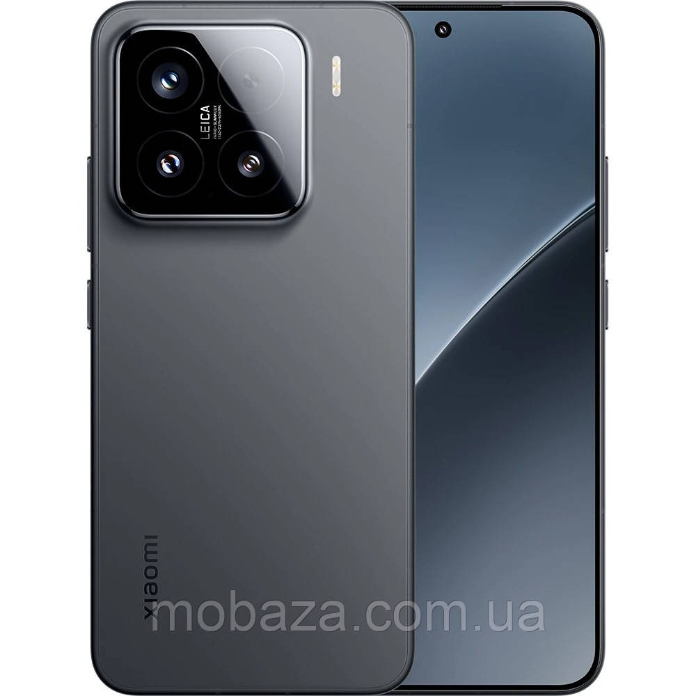 Смартфон Xiaomi 15 12/512GB Black (зарядний пристрій в комплекті )