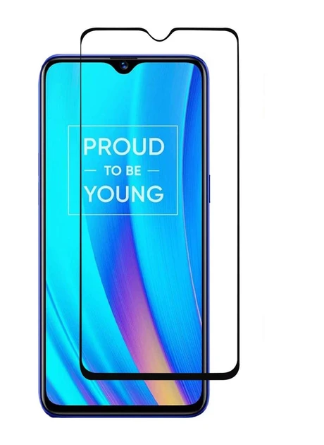 Захисне скло для Realme 5, Realme 5i (RMX1911, RMX2030) з чорною рамкою