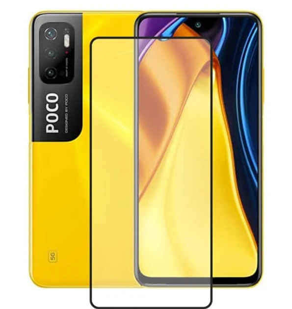 Захисне скло для Xiaomi Poco M3 Pro, M3 Pro 5G (M2103K19PG, M2103K19PI, M2103K19PY) з чорною рамкою