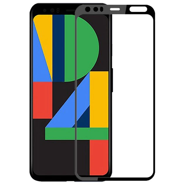 Захисне скло Prime для Google Pixel 4 (5.7) Full Glue (0,3 мм, 2,5D) чорне