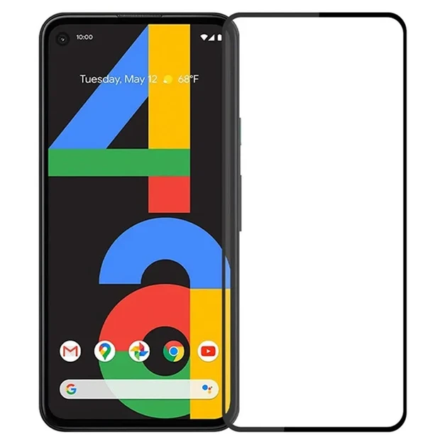 Захисне скло Prime для Google Pixel 4A 5G (6.2) GD1YQ, G025I Full Glue (0,3 мм, 2,5D) чорне