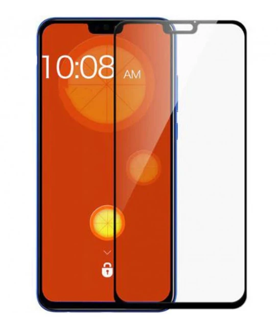 Захисне скло Huawei Honor 8X (2018) з чорною рамкою