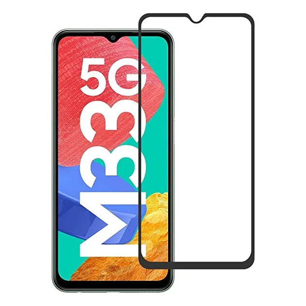 Захисне скло для Samsung M336 Galaxy M33 з чорною рамкою