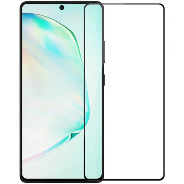 Захисне скло для Samsung N770 Galaxy Note 10 Lite (SM-N770F, SM-N770DS, N770DSM) з чорною рамкою