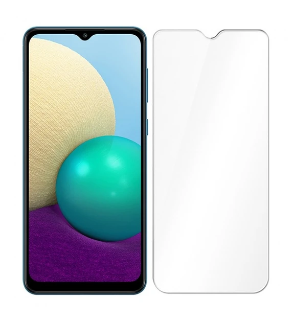 Захисне скло для Samsung A022 Galaxy A02 (A022F, A022M, A022DS) без рамки, прозоре прозоре
