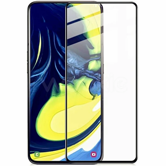 Захисне скло для Samsung A905 Galaxy A90 (2019) з чорною рамкою