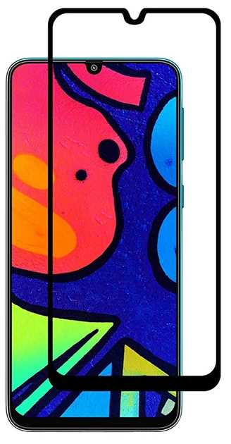 Захисне скло для Samsung F415 Galaxy F41 (2020) з чорною рамкою