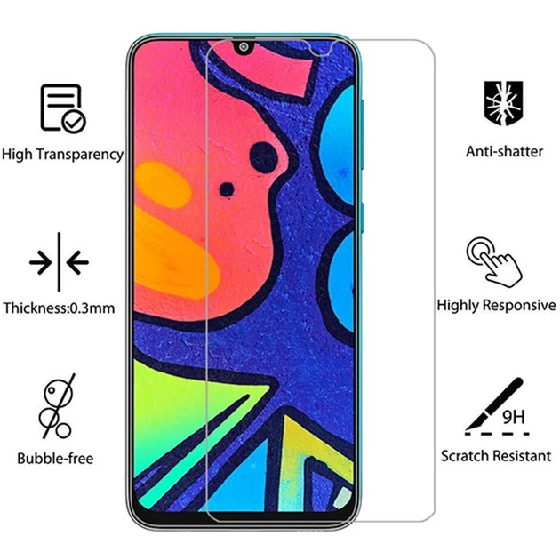 Захисне скло для Samsung F415 Galaxy F41 (2020) без рамки, прозоре прозоре