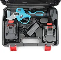 Безщітковий акумуляторний секатор із прогумованою ручкою Makita 36V з 2 акб 2 Ah у кейсі