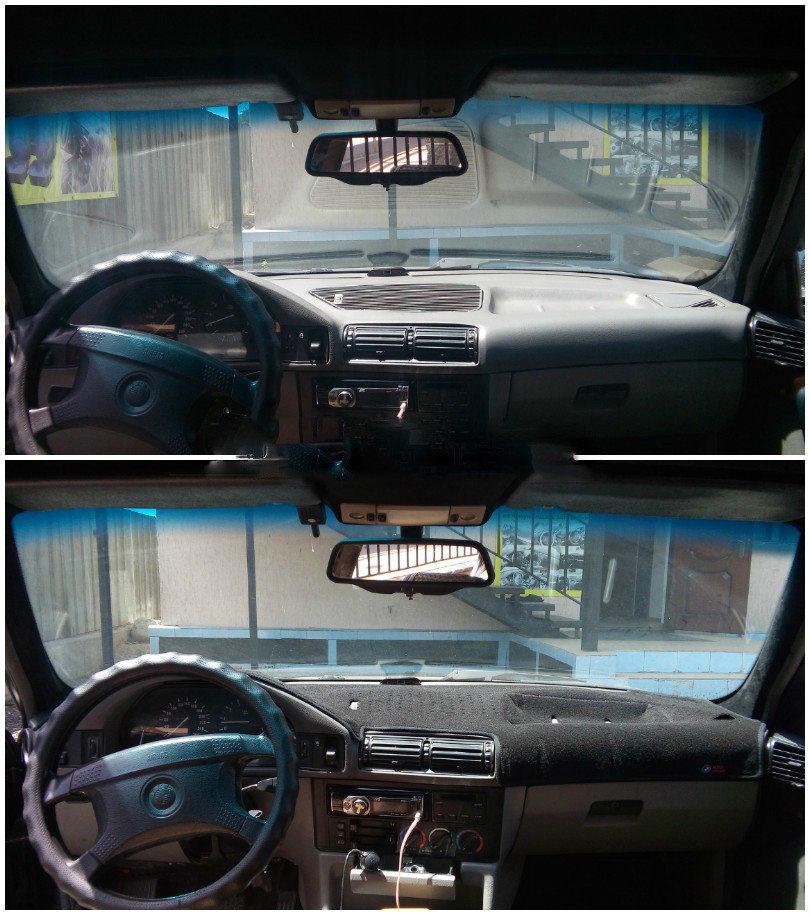 Накидка на панель приладів BMW E34 (3 пок., 5 Series, с чашей) 1988-1996, фото 1