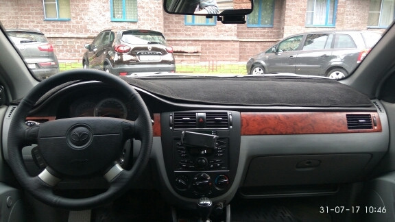 Накидка на панель приладів DAEWOO Gentra 1 пок. T250 2006-2011
