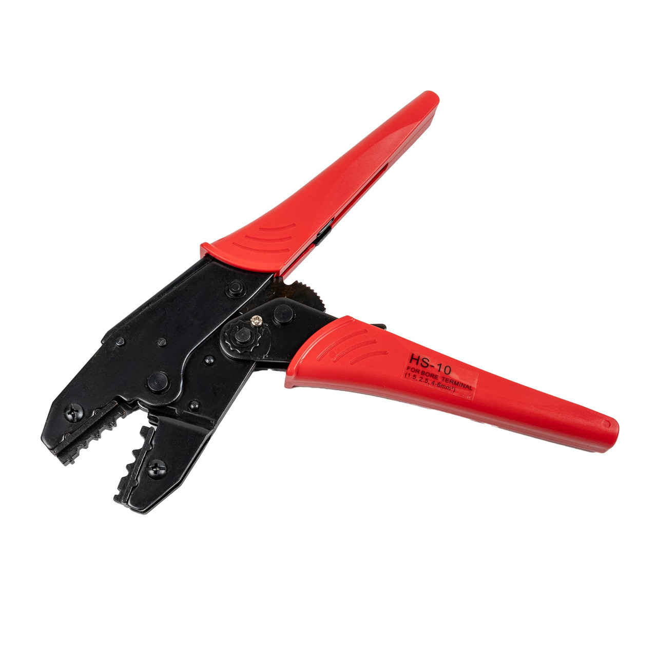 Кліщі обтискні HS-10 (1.5-6 мм²) для обтиску кабелю, універсальний кримпер для опресування гільз та наконечників, фото 1