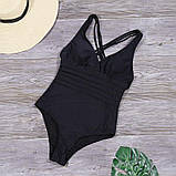 Жіночий суцільний купальник S-2XL – моделює фігуру та підкреслює талію, фото 6