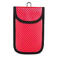 Екранувальний чохол Фарадея від угону для автомобільного ключа Alitek Червоний