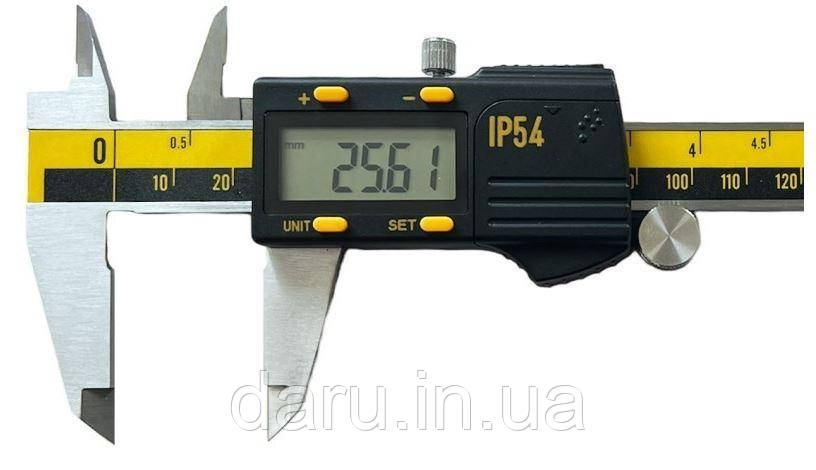 Штангенциркуль цифровий ШЦЦ-I-200-0,01, IP-54, Micro-USB, гостреєстр NoУ1987-95, Україна, фото 1