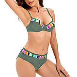 Роздільний жіночий купальник S-3XL – універсальний комплект для моря, модний фасон і яскраві кольори, фото 8