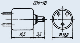 СП4-1В-0,25-68 кОм, фото 1