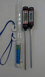 Кухонний термометр для м'яса TP-101 (-50... +300 oC) C функціями Hool, C/F і Max/Min (кольор: чорний), фото 2