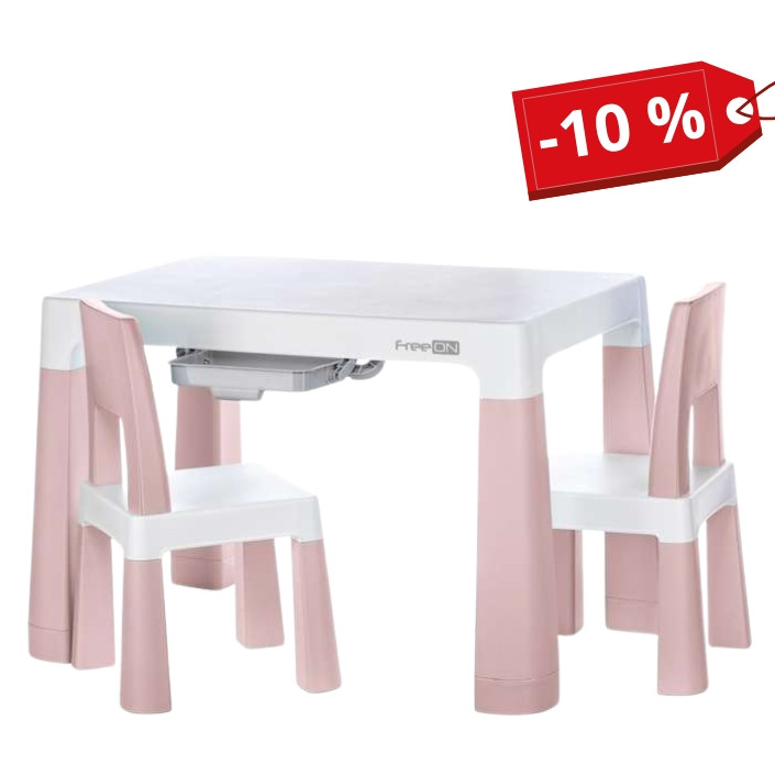 Комплект меблів дитячий FreeON NEO White-Pink, фото 1
