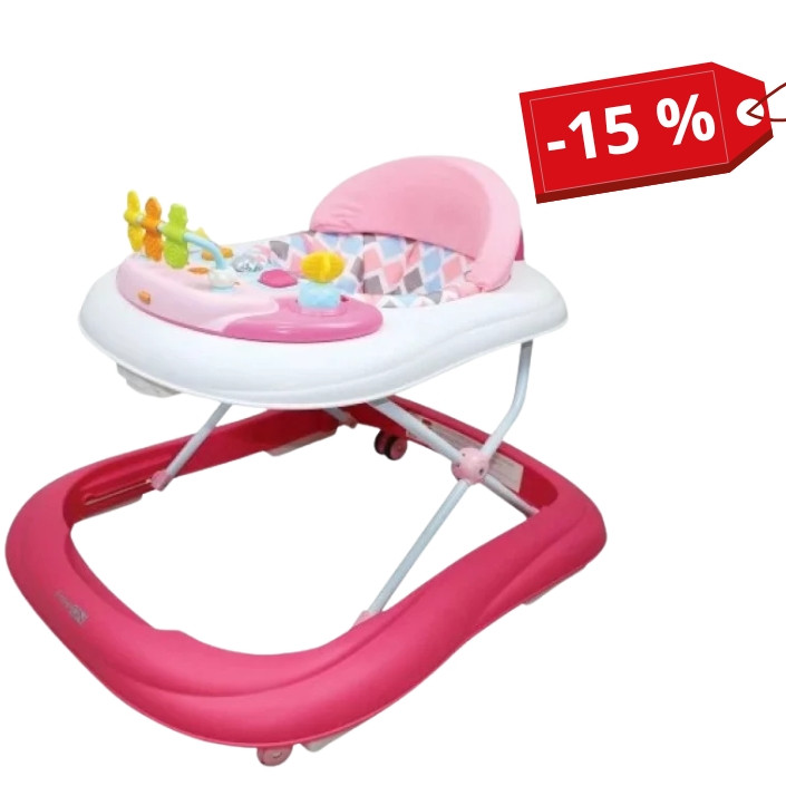 Ходунки для дитини FreeON ABC Pink, фото 1