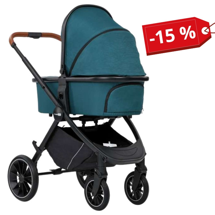 Коляска для дитини універсальна 3 в 1 FreeON JOY dark green