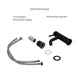 Комплект змішувачів Lidz Aria Black: Душова система LDARI1031BLA43370 + Змішувач для раковини, фото 6