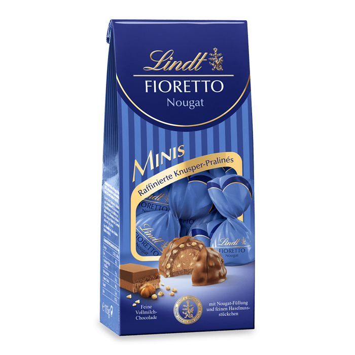 Шоколадні цукерки Lindt Fioretto minis Нуга 115 г