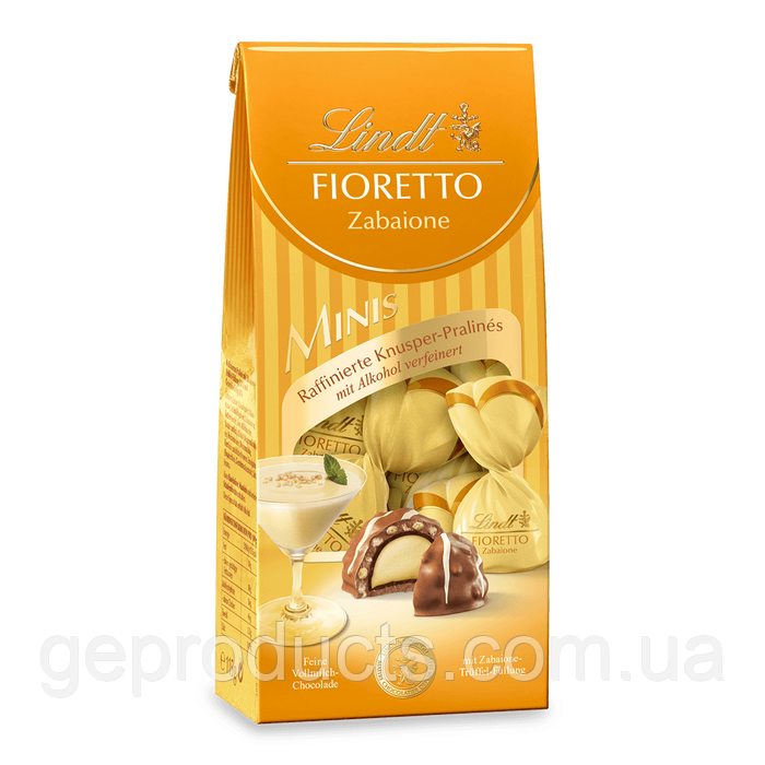 Шоколадні цукерки Lindt Fioretto minis Zabaione 115 г
