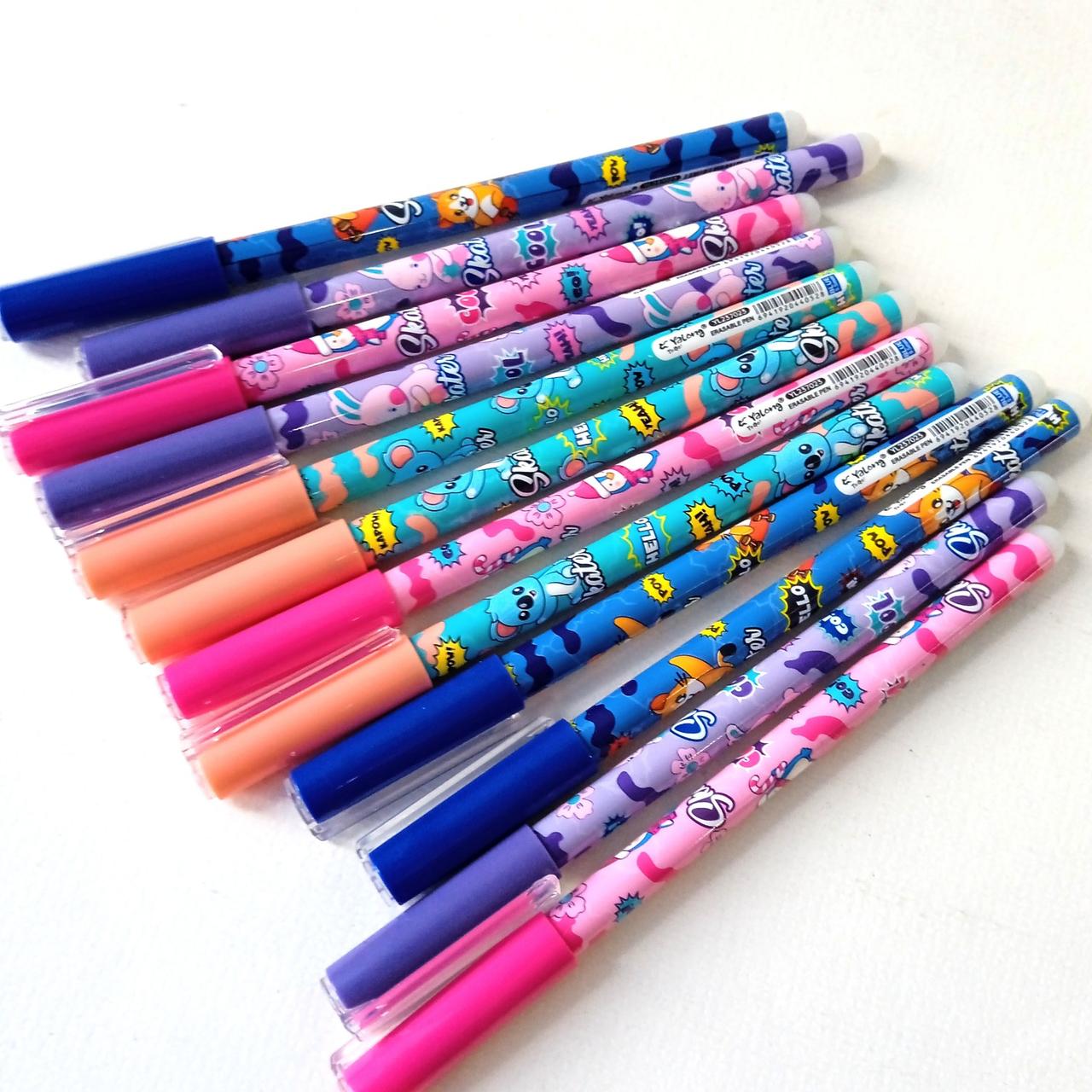 Ручка гелева пиши-стирай, синя 0,5 мм, фото 1