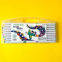 Набір акрилових маркерів 24 шт, водостійкі, круглі