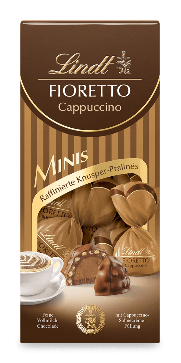 Шоколадні цукерки Lindt Fioretto minis Капучино 115 г